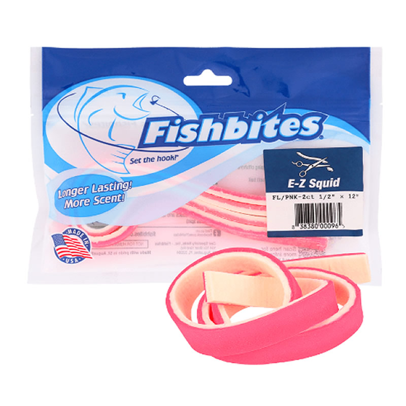 Fishbites E-Z Crevettes Longue Durée Rose – Appât Ultra Résistant Pour Pêche En Mer