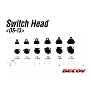 Jighead DECOY DS-13 SWITCH HEAD - Imagen 4