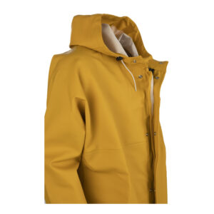 Chubasquero Largo Guy Cotten Amarillo - Impermeable, Para Pesca, Unisex, Con Puños Ajustables