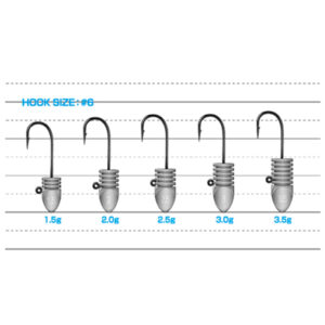 XESTA Jighead BULLET RIB HEAD - Imagen 3