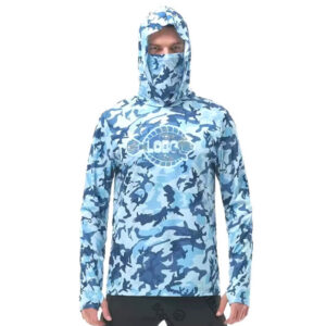 LOBO Poleras de Pesca Lobo C Filfro UV BLUE